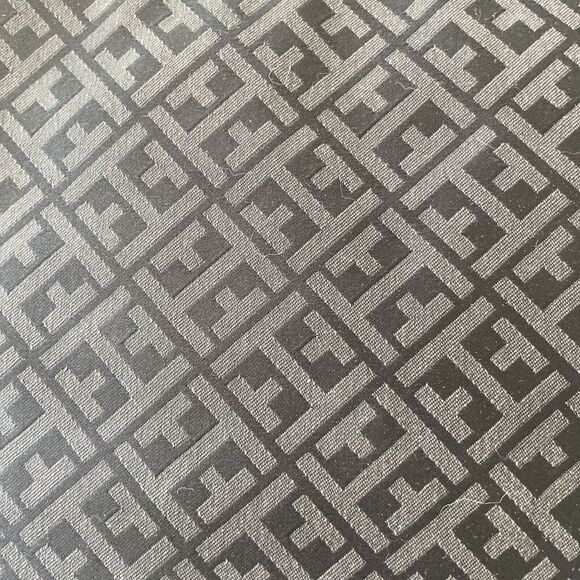 Tommy Hilfiger Zip Around Tablet Case TH Pattern Black Gray Gold Logo 10.5” x 8” - Picture 8 of 8